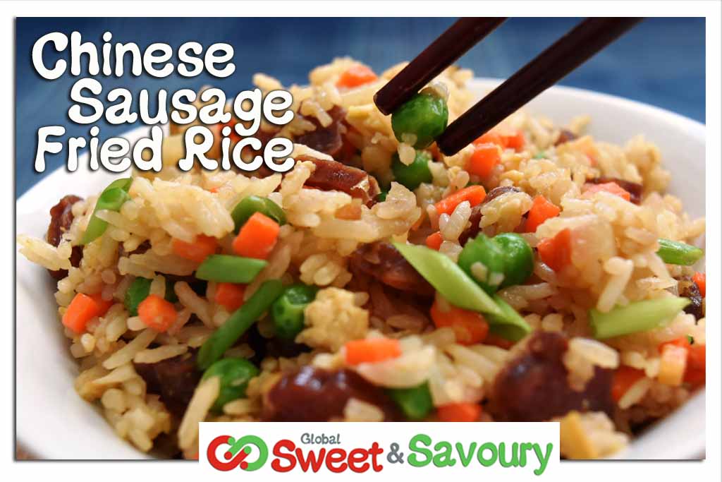 chinese sausage fried rice
