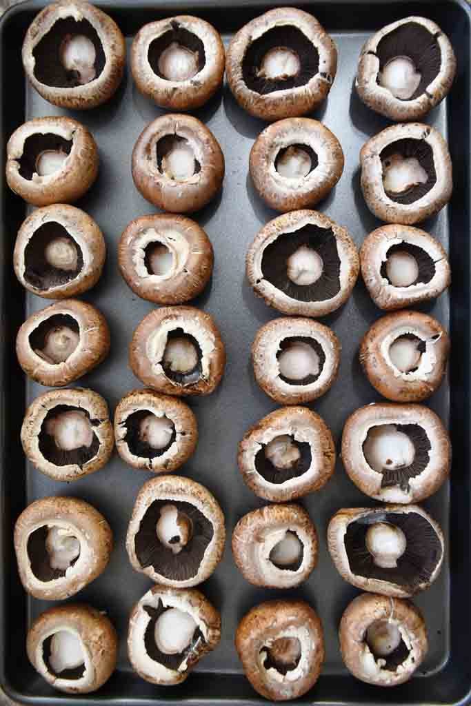 recipe for stuffed mushrooms - after oven