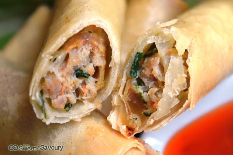Fried Spring Roll (Crispy Filipino Lumpia Shanghai) Global Sweet And
