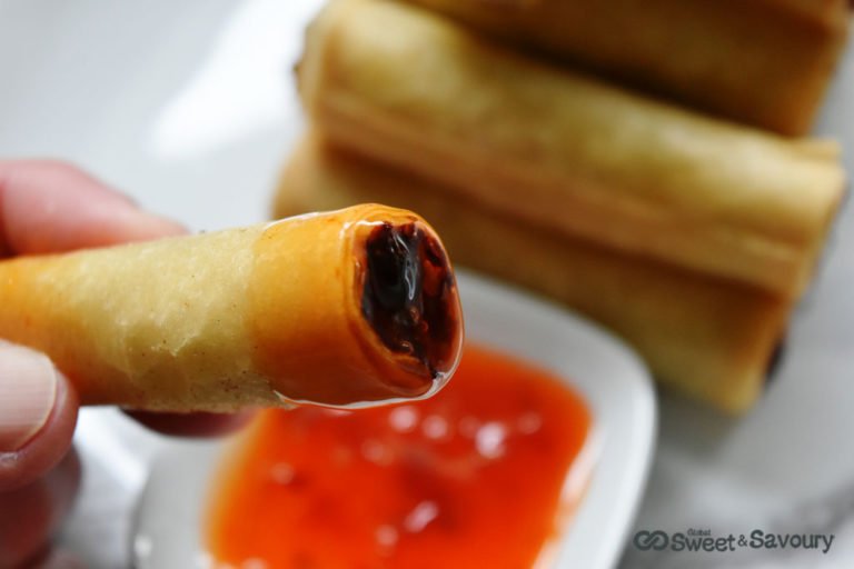 Fried Spring Roll (Crispy Filipino Lumpia Shanghai) Global Sweet And