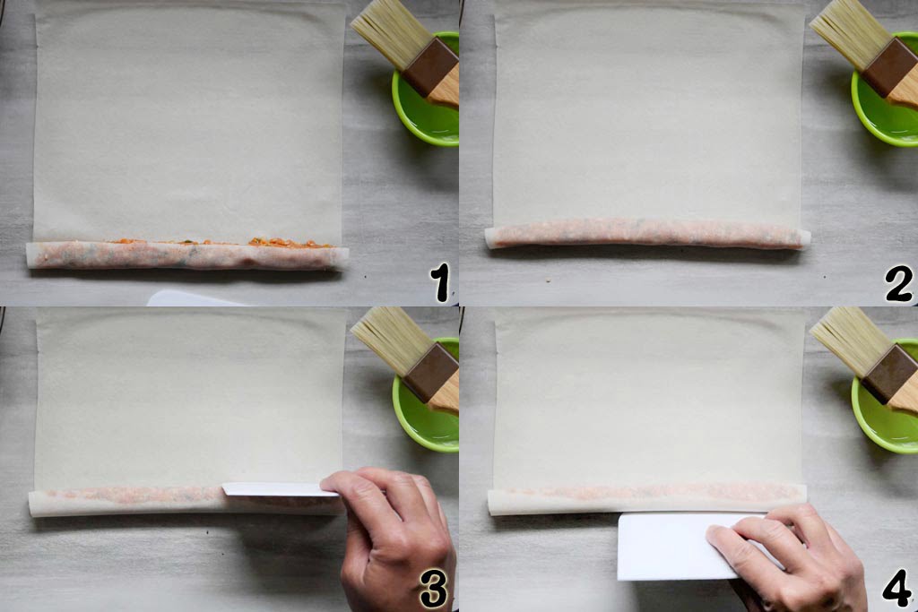 how to roll lumpia shanghai